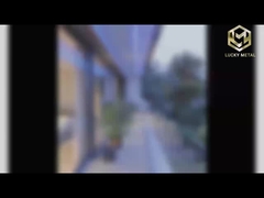알루미늄 유리 울타리